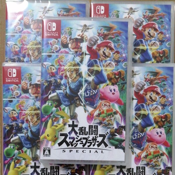 【Switch】 大乱闘スマッシュブラザーズ SPECIAL シュリンクつき5個