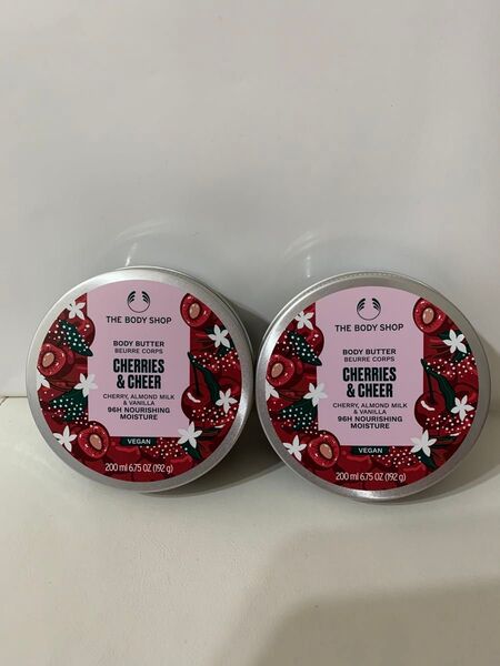 THE BODY SHOP ザ・ボディショップチェリー CH ボディバター(ボディクリーム)200ml2個