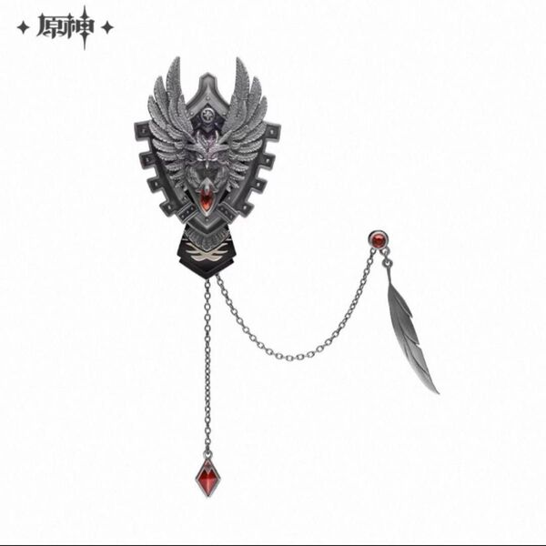 原神 ディルック 金属バッジ 夜華宴シリーズ 公式正規品