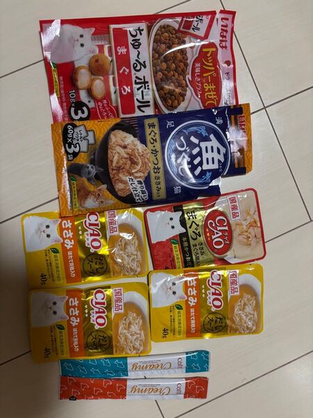 猫ちゃんのご飯セット いなば