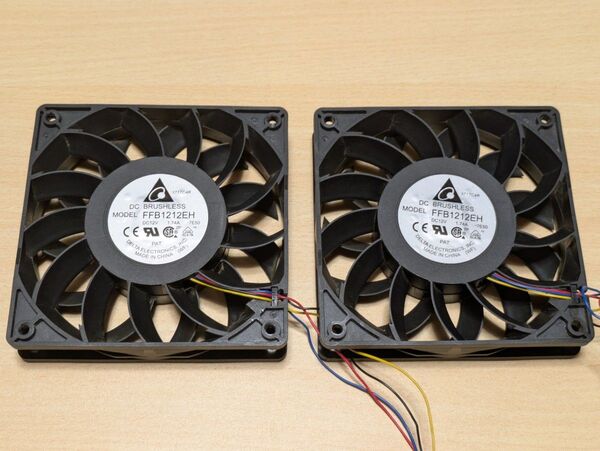DELTA デルタ電子 FFB1212EH 12cm 120mm 高速ファン 4ピン