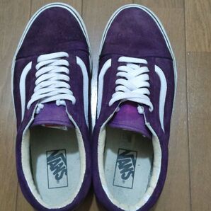 VANS OLD SCHOOL パープル US9 27cm やや難あり!格安!バンズ オールドスクール