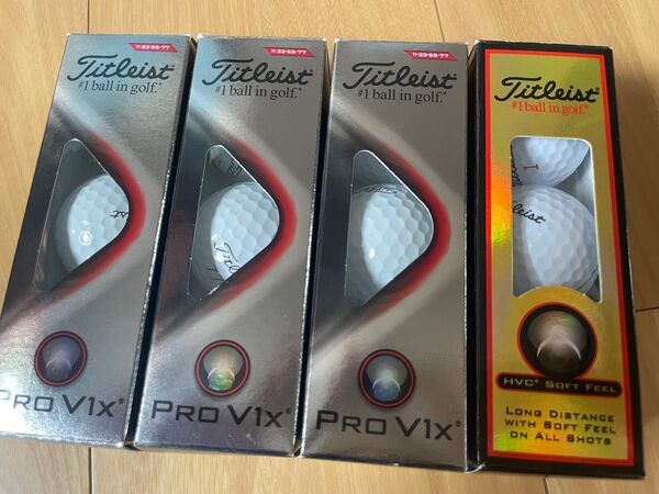 Titleist タイトリスト PRO V1x 3スリーブ 9個とHVC3個