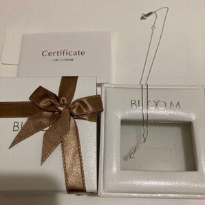新品未使用 ブルーム ギフト ネックレス ゴールド ダイヤモンド お買い上げ証明書あり 誕生日プレゼント 入学祝い 入社祝い