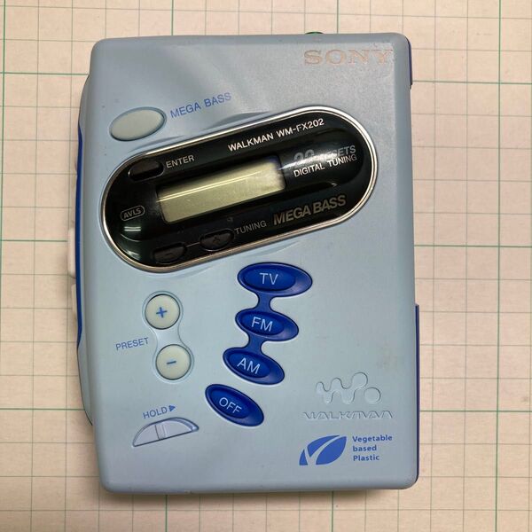 【通電不可】SONY WALKMAN WM-FX202 ブルー
