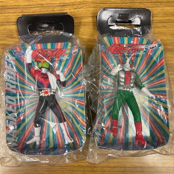 仮面ライダーV3&ストロンガー フィギュア 2体セット バンプレスト 昭和仮面ライダー 1997年 非売品 未開封