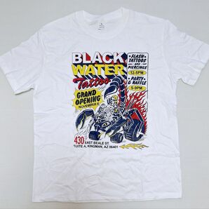 ブラックウォータータトゥー ショップ Tシャツ XLサイズ ホットロッド