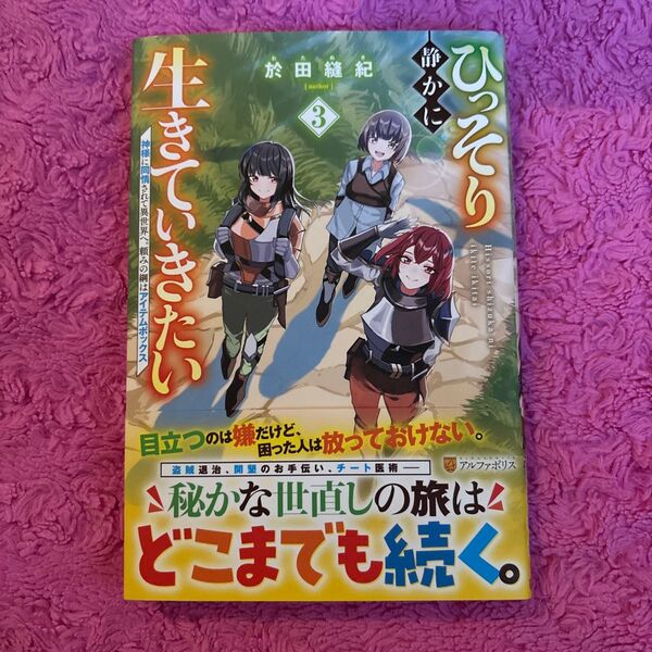 ひっそり静かに生きていきたい 神様に同情されて異世界へ。頼みの綱はアイテムボックス 3 於田縫紀/〔著〕