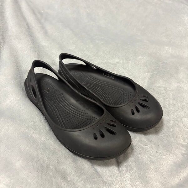 廃盤 crocs クロックス マリンディ W6 ブラック