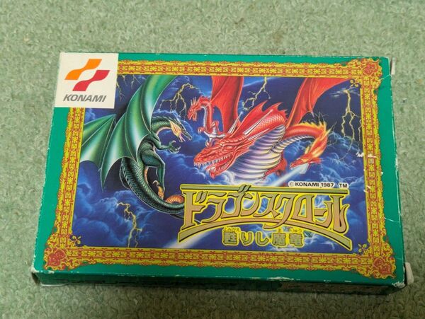 難ありFC ファミコン ドラゴンスクロール 甦りし魔竜 コナミ