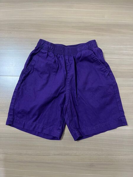 GU シェフショーツ 紫 パープル 120 ハーフパンツ ユニクロ