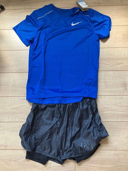 新品 ナイキ ランニング Tシャツ パンツ