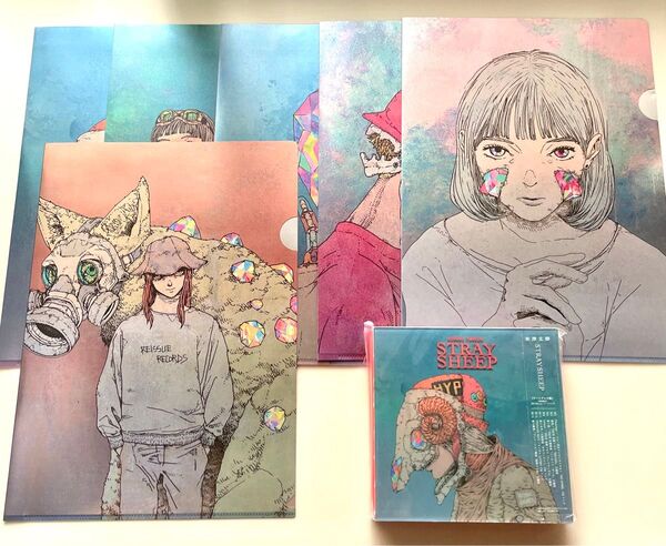 超希少・新品!米津玄師STRAY SHEEP(アートブック盤)Blu-rayバージョン&クリアファイル6枚コンプリートセット
