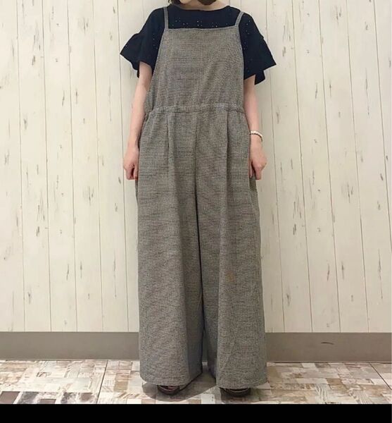Samantha Mos2 サマンサモスモス 柄アソートキャミサロペット サロペット オーバーオール オールインワン つなぎ