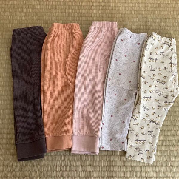 ベビー服 長ズボン 5点セット まとめ売り 70〜80センチ 西松屋 UNIQLO レギンス