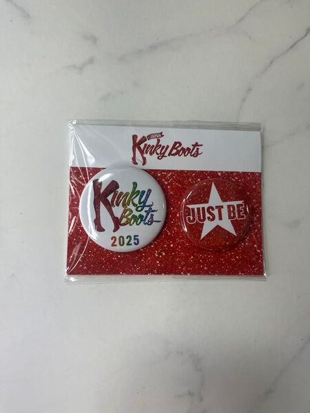 Kinky Boots 2025 缶バッジ 未開封 キンキーブーツ