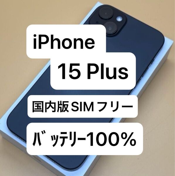 iPhone 15 Plus 128GB 国内版SIMフリー