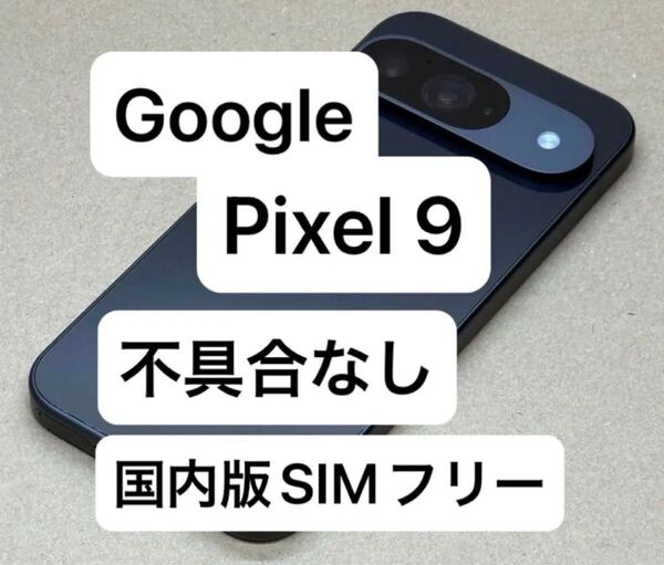 Google Pixel 9 12GB/128GB obsidianカラー おサイフケータイあり 不具合なし