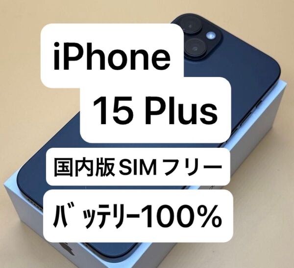 iPhone 15 Plus 128GB 国内版SIMフリー