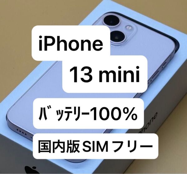 iPhone 13 mini 128GB 国内版SIMフリー