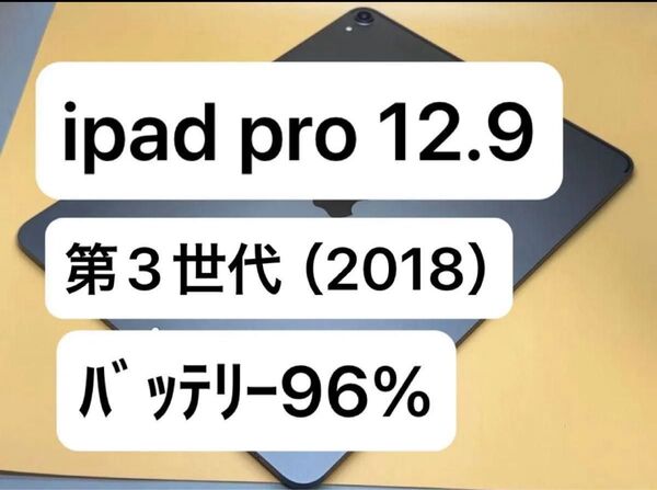 iPad Pro 12.9インチ 第3世代 2018モデル Wi-Fi スペースグレイ