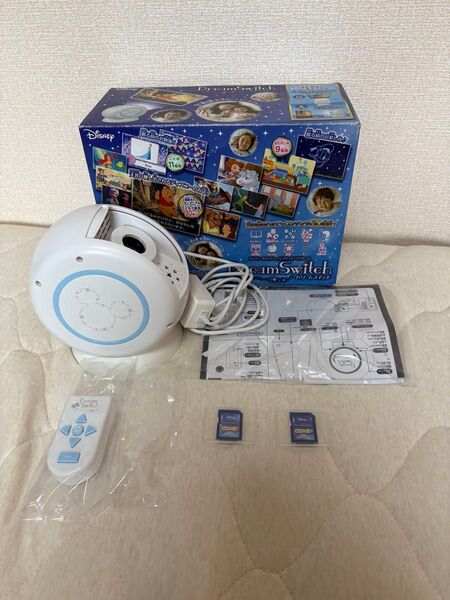 セガトイズ★動く絵本 プロジェクター ドリームスイッチ ディズニー 専用ソフト1.2付き