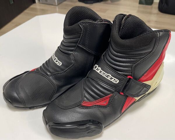 Alpinestars SMX-1R 26.5cm ライディングシューズ/ブーツ バイク ブラックレッドホワイト