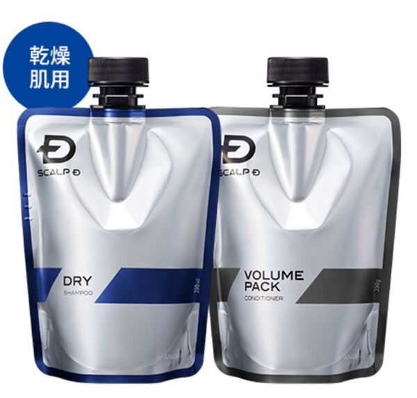 【新品未使用・未開封】スカルプD 乾燥肌用 薬用スカルプシャンプー コンディショナー スカルプD アンファー つけかえ用