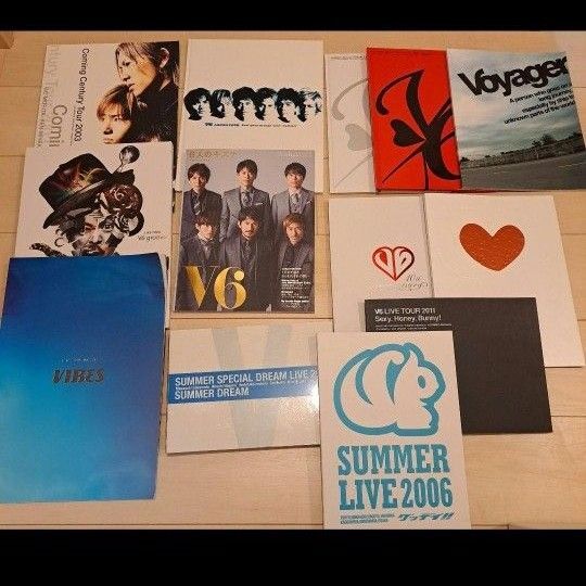V6★パンフレット まとめ売り 全13点(ツアー コンサート ライブ)