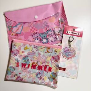 新品 スイマー ポーチ キーホルダー
