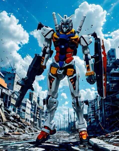 HG 赤いガンダム 白いガンダム 塗装 完成品 GUNDAM GQuuuuuuX ジークアクス