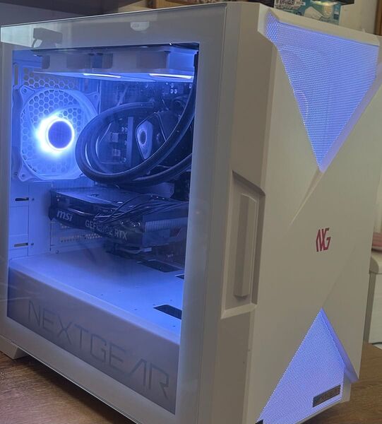 ゲーミングPC Windows11 水冷 Ryzen7 SSD RTX4060ti