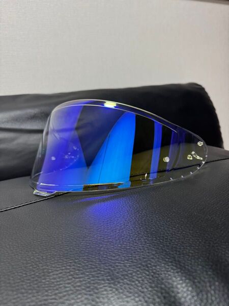【訳あり】x15 Z8 ミラーシールド シールド スモークシールド CWR-F2 SHOEI クリアブルー