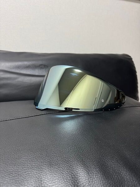 【訳あり】x15 Z8 ミラーシールド シールド スモークシールド CWR-F2 SHOEI ゴールド
