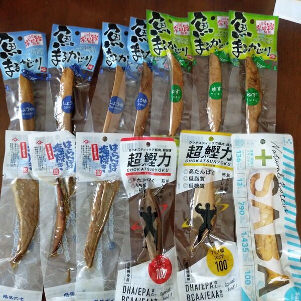 魚まるかじり7本 はらんぼ3本 超鰹力2本 プラスさば1本 合計13本有限会社吉永鰹節店 アウトレット