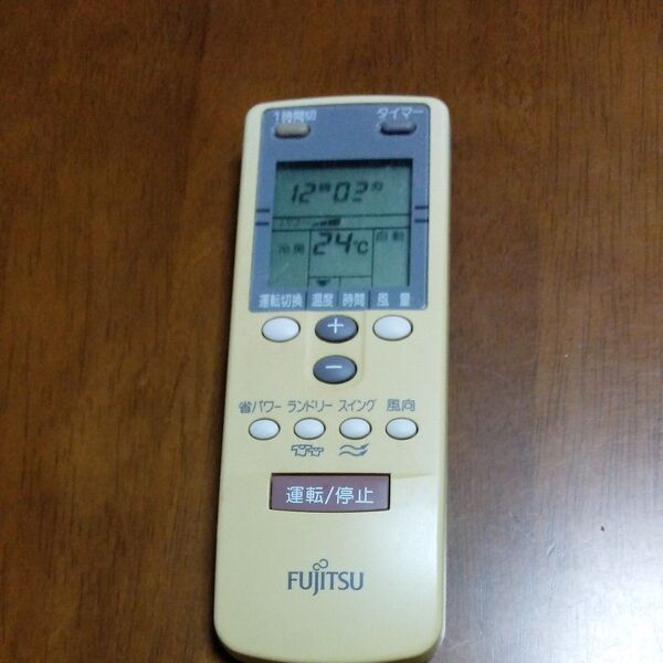 富士通ゼネラル エアコン リモコン AR-EG1 中古品