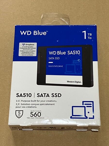 WD Blue 1TB SSD SATA 2.5 WDS100T3B0A WD Blue SA510 2.5インチ 7mm