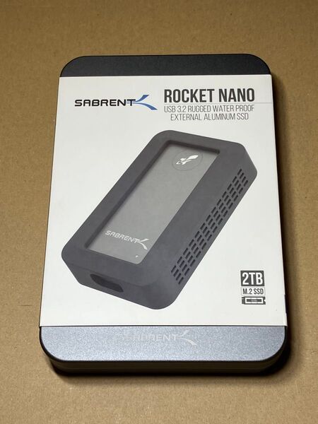 SABRENT ROCKET NANO 2TB ポータブルSSD USB3.2 Gen2 最大速度1000MB/s Type-C