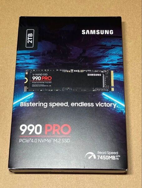 サムスン 2TB SAMSUNG 990 PRO M.2 NVMe MZ-V9P2T0B-IT SSD