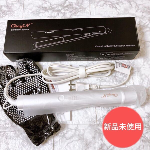 *新品未使用*22mm ストレートアイロン ヘアアイロン 2wayカール マイナスイオン メンズ レディース
