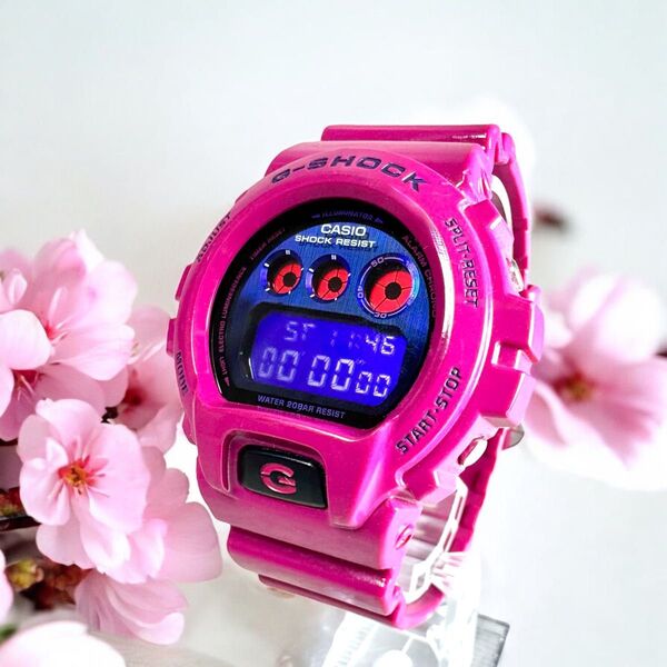 【美品】CASIO G-SHOCK DW-6900PL-4JF クレイジーカラー ピンク × マゼンタ 希少 カシオ ジーショック