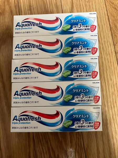 Aquafresh クリアミント 35g 5個セット