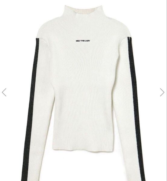 melt the lady line logo knit