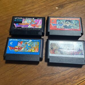 ファミコンソフト ドラゴンクエスト1234セット