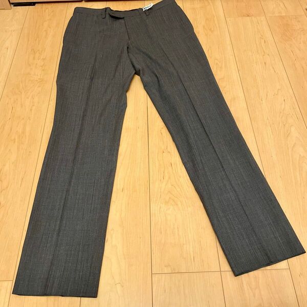 再値下げ 美品 スラックス パンツ スーツ グレー