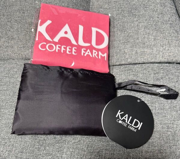 新品 KALDI コンパクト保冷バッグ&オンライン限定コットンバッグセット