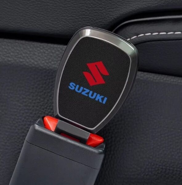 SUSUKIスズキ シートベルト延長エクステンダー バックル エンブレム ジムニー jbjcワゴンRスペーシア ハスラー スイフト