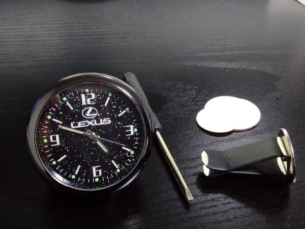 LEXUS ラメ ダッシュボード 時計 クォーツ HS CT UX NX IS RX RC GS ES LS LX