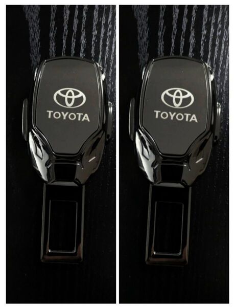 トヨタTOYOTAシートベルト延長エクステンダー バックル エンブレムハリアー/ヤリスクロス/ヴェルファイア プリウス スープラ
