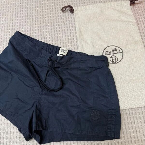 HERMES ハーフパンツ ブラック 34 レディース